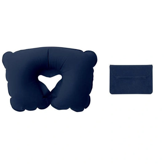 Opblaasbaar reiskussen - Blauw
